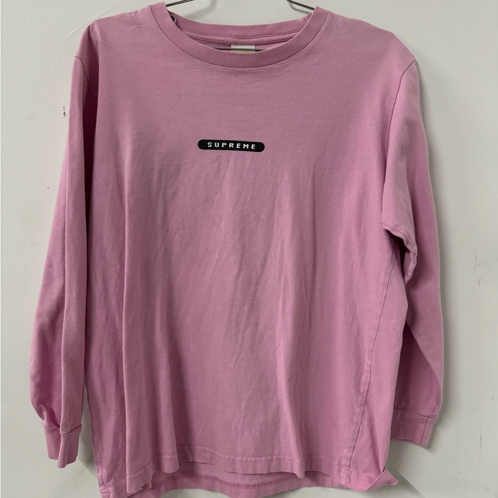 SS16 Supreme Wild Tee pink Long sleeve size M